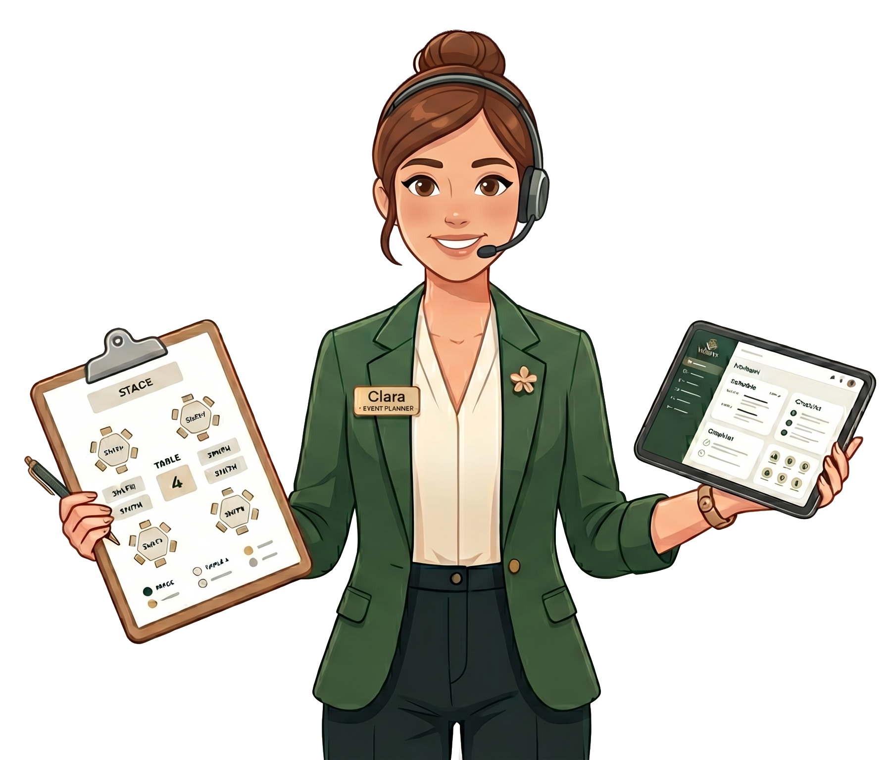 Clara, the Vesavo AI assistant