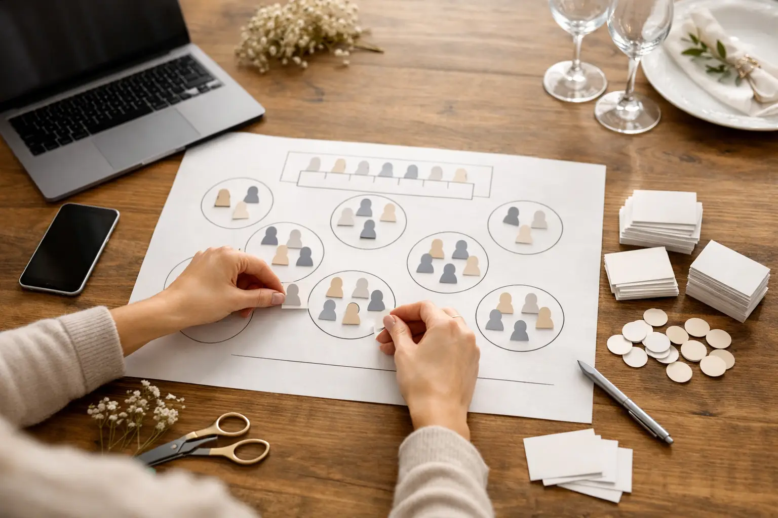 How to build a seating chart from RSVPs without spreadsheet chaos